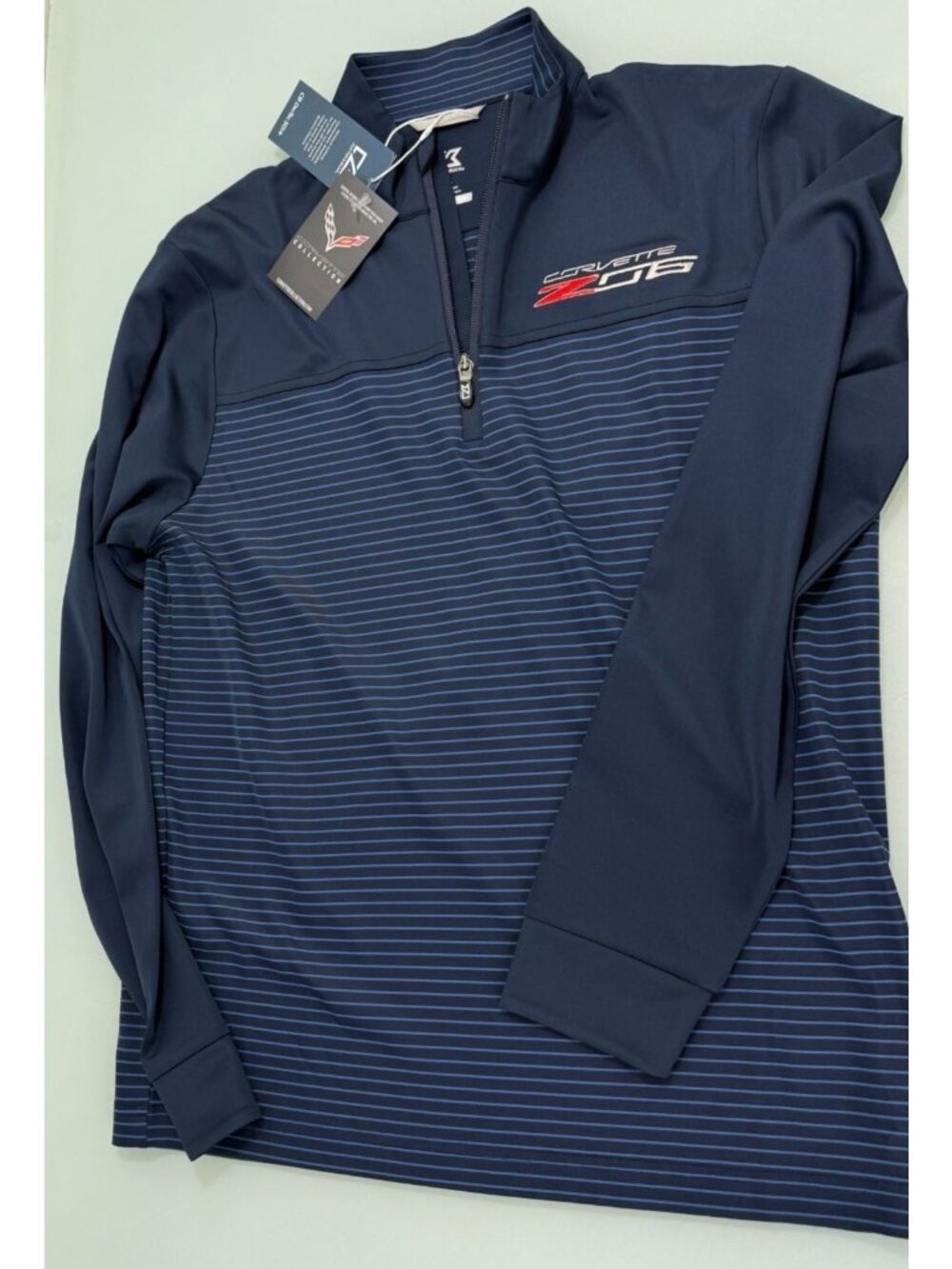 Corvette ZO6 Performance Sweatshirt 1/4 Zip Mens S Cutter & Buck Golf 50+ UPF